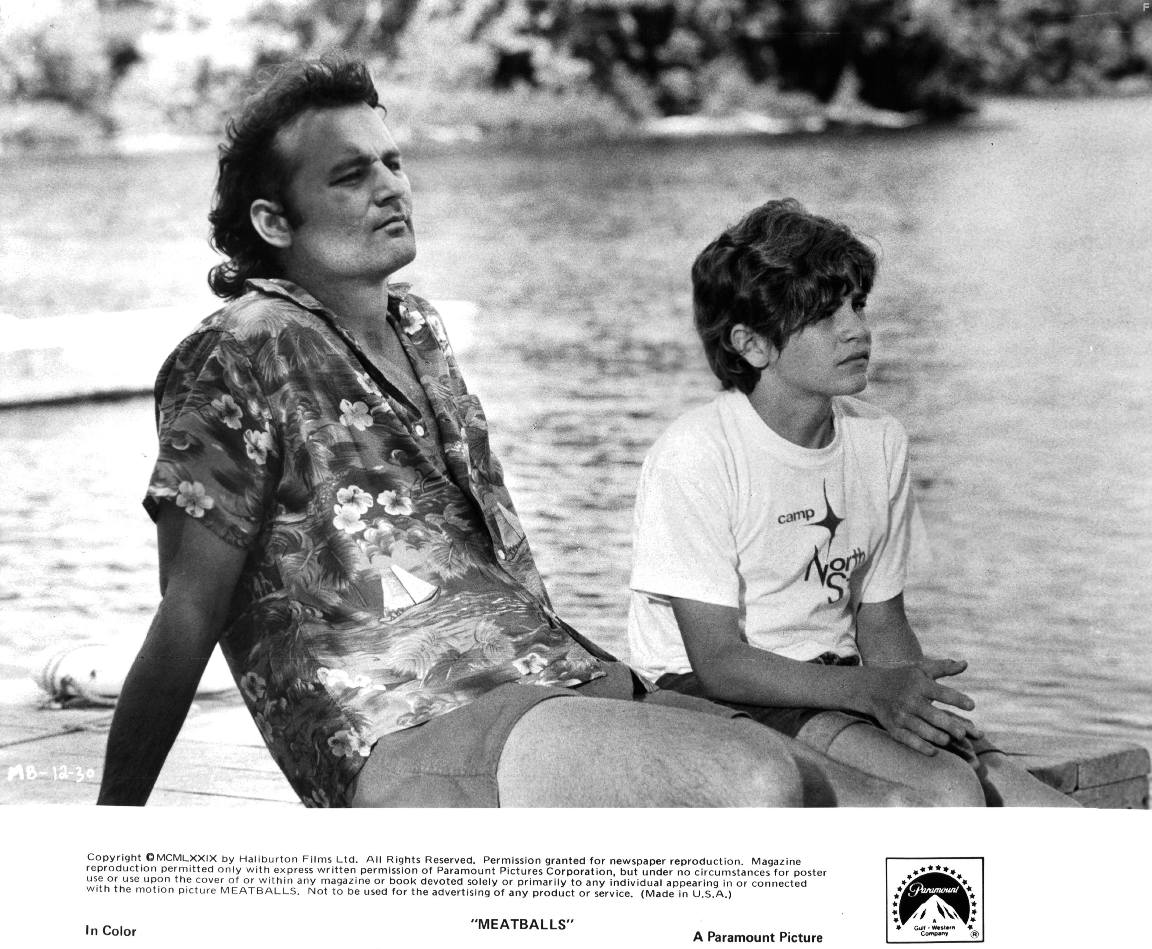 Bill Murray and Chris Makepeace in Фрикадельки (1979)