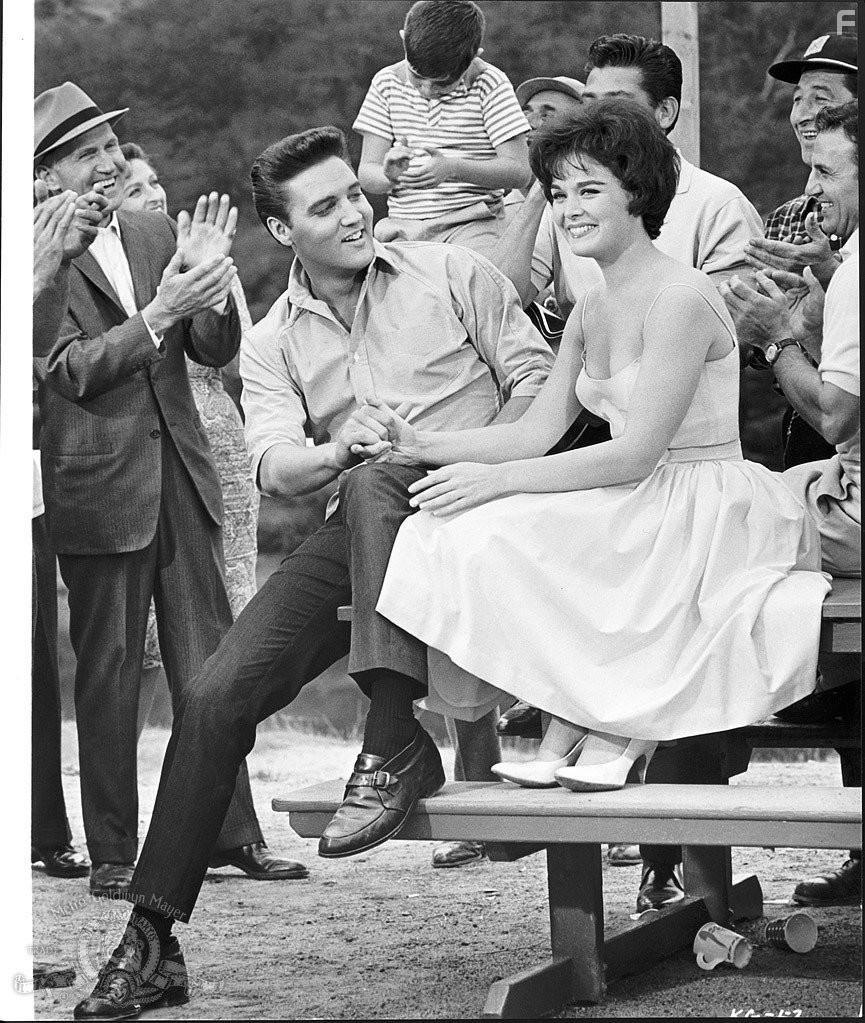 Elvis Presley and Joan Blackman in Малыш Галахад (1962)