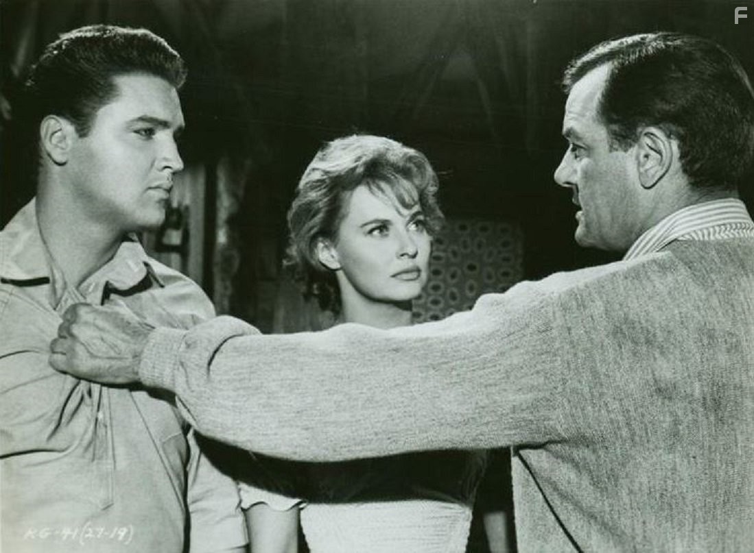 Elvis Presley, Lola Albright, and Gig Young in Малыш Галахад (1962)