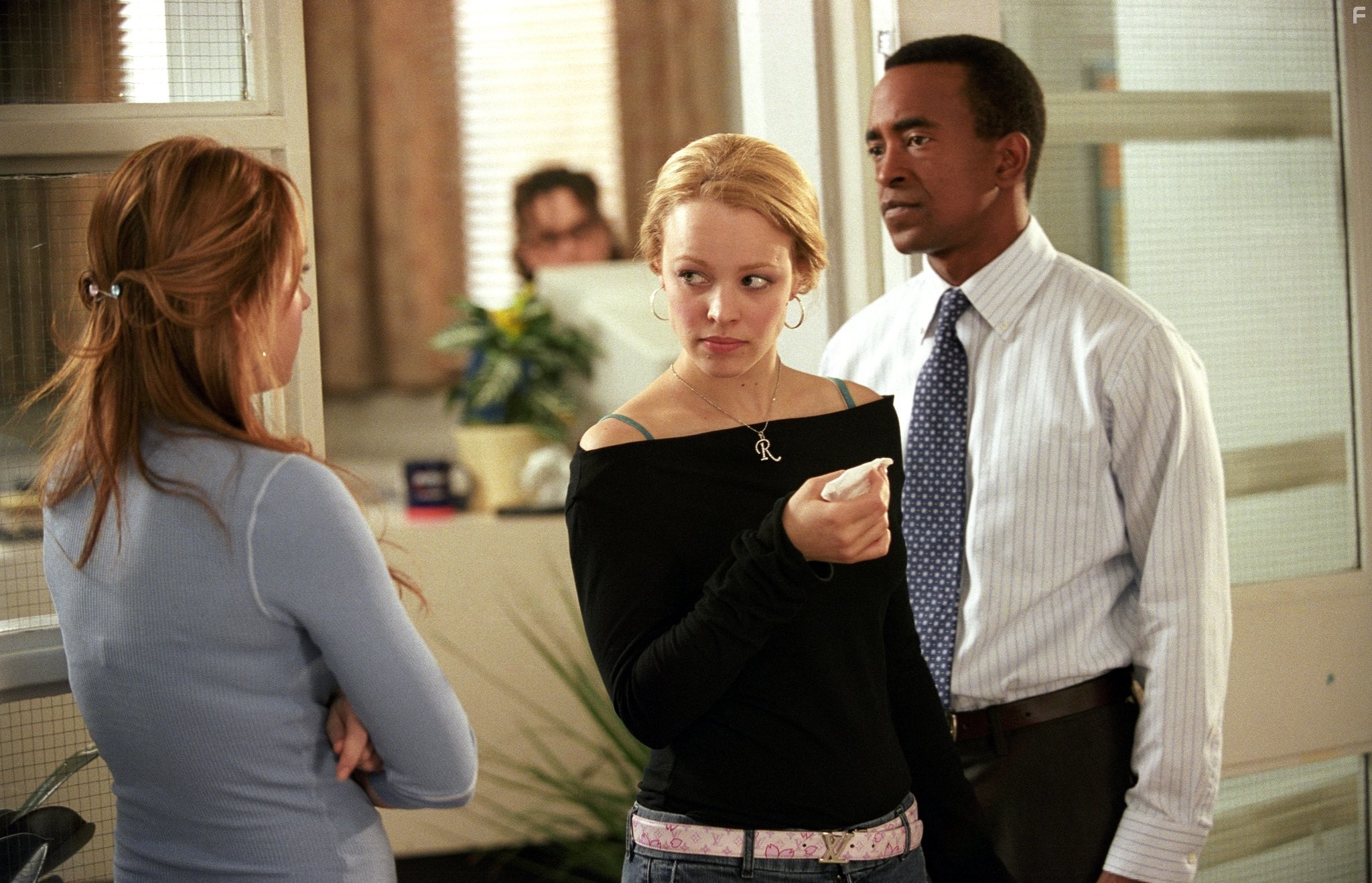 Tim Meadows, Lindsay Lohan, and Rachel McAdams in Дрянные девчонки (2004)