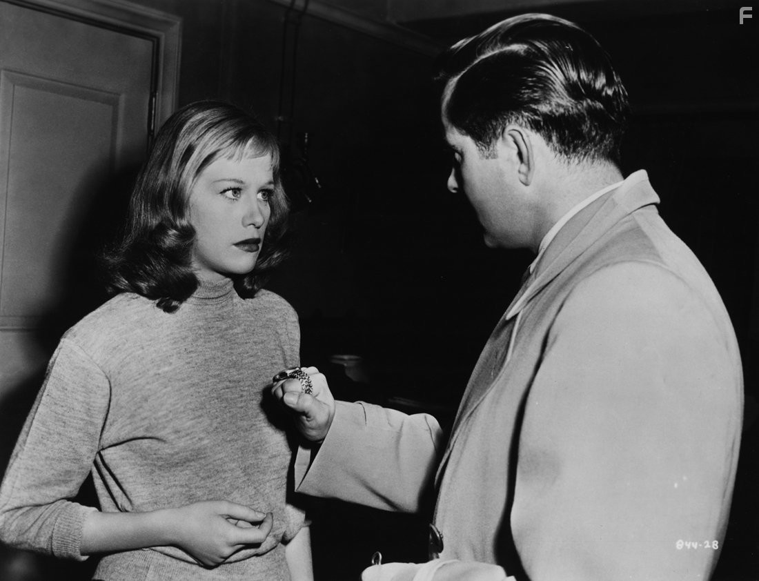 Tyrone Power and Hildegard Knef in Diplomatic Courier (1952)