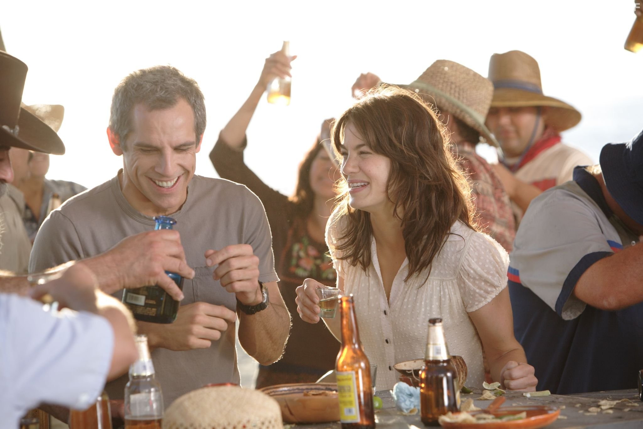 Ben Stiller and Michelle Monaghan in Девушка моих кошмаров (2007)