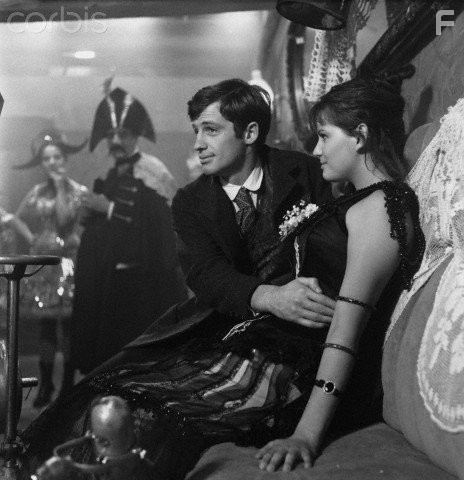 Jean-Paul Belmondo and Claudia Cardinale in La viaccia (1961)