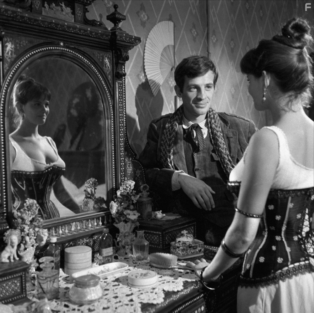Jean-Paul Belmondo and Claudia Cardinale in La viaccia (1961)