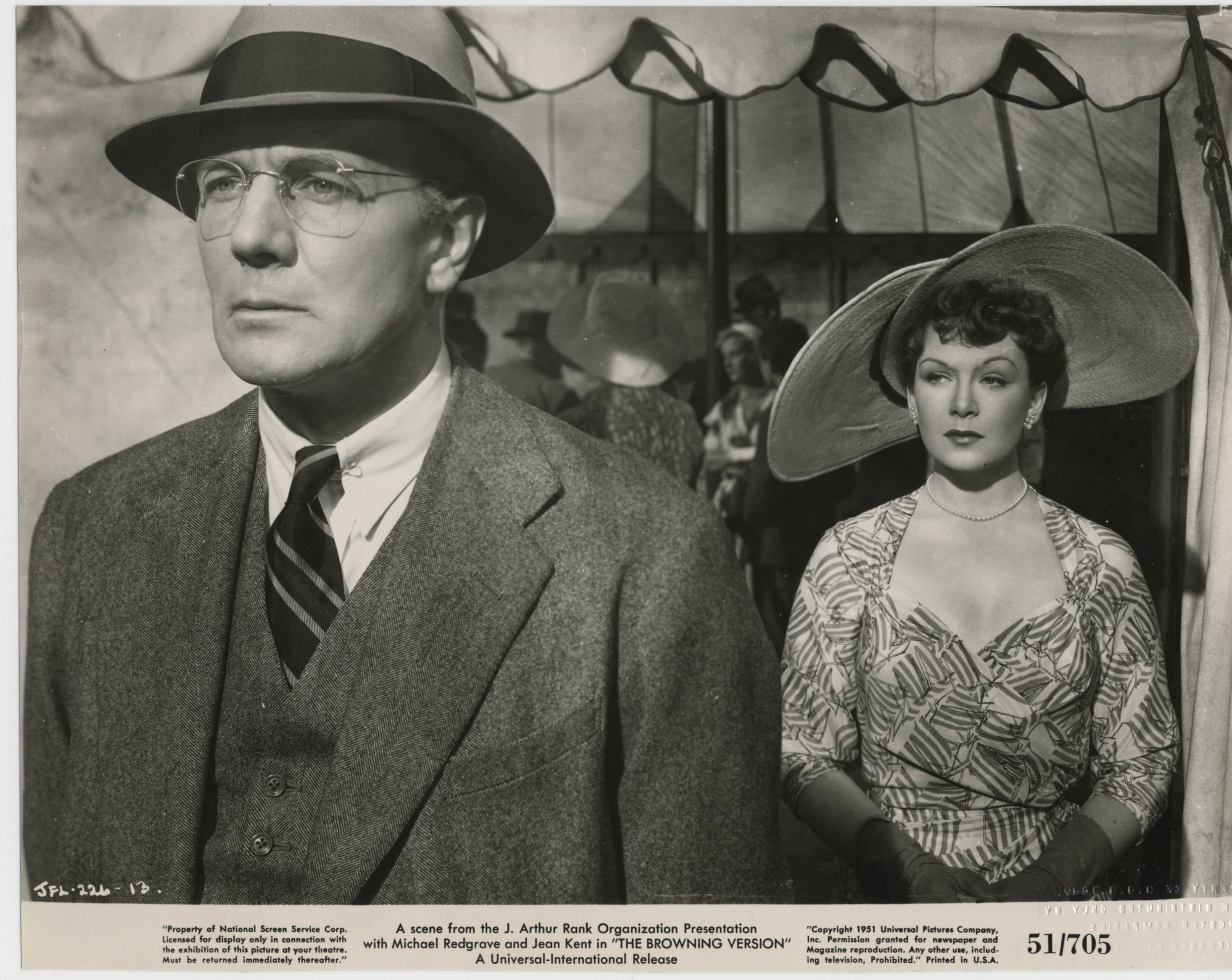 Jean Kent and Michael Redgrave in Версия Браунинга (1951)