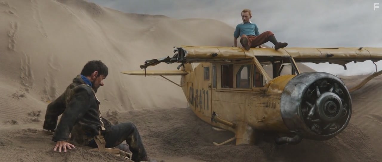 Jamie Bell and Andy Serkis in Приключения Тинтина: Тайна Единорога (2011)