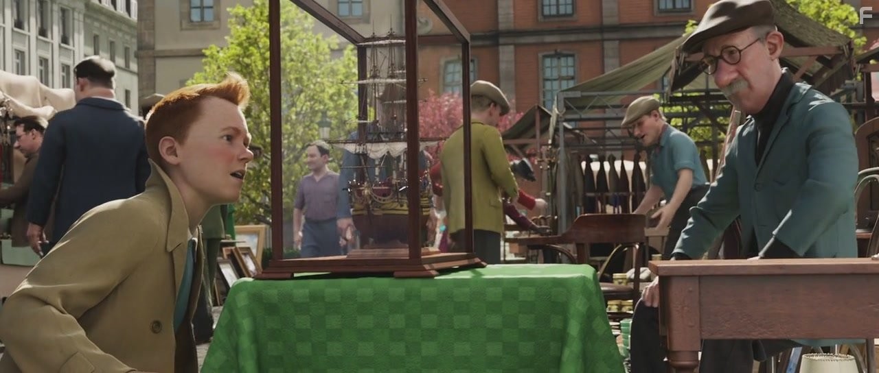 Jamie Bell in Приключения Тинтина: Тайна Единорога (2011)