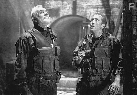 Nicolas Cage and Sean Connery in Скала (1996)