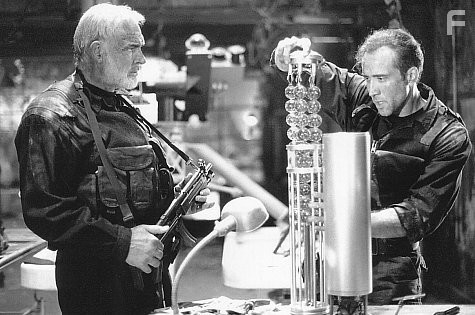 Nicolas Cage and Sean Connery in Скала (1996)