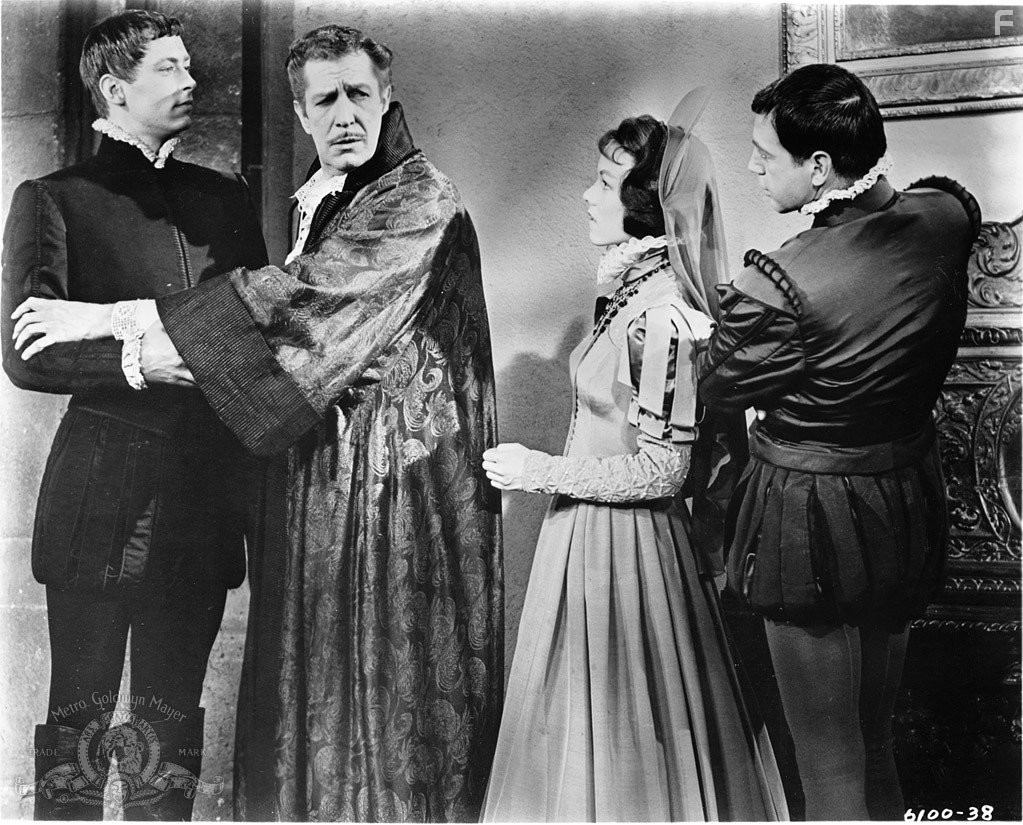 Vincent Price, Luana Anders, Antony Carbone, and John Kerr in Колодец и маятник (1961)