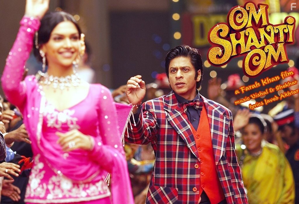 Shah Rukh Khan and Deepika Padukone in Ом Шанти Ом (2007)