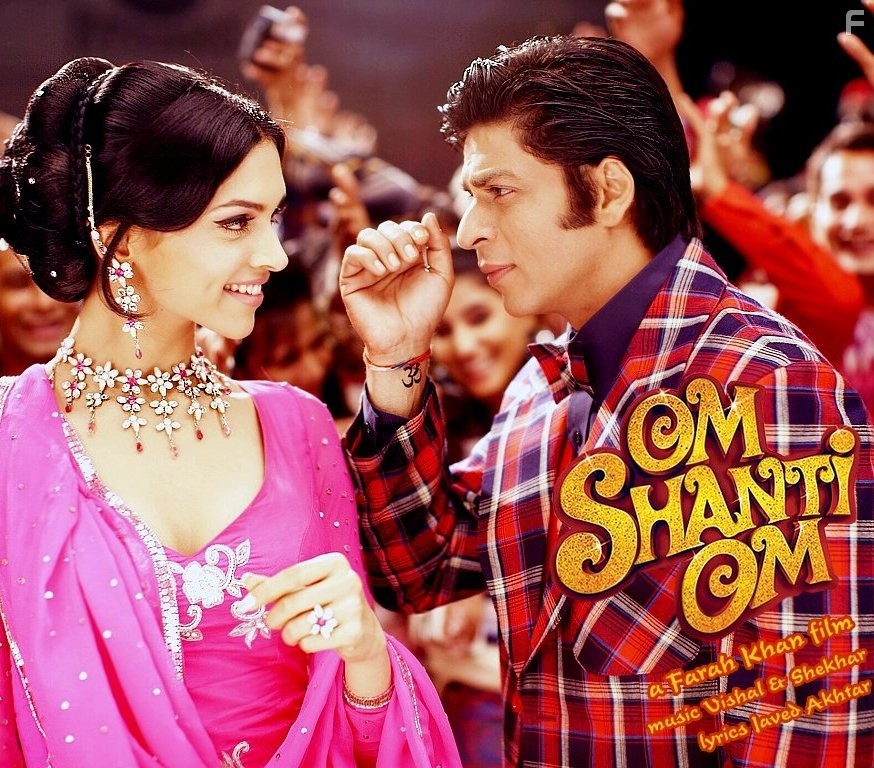 Shah Rukh Khan and Deepika Padukone in Ом Шанти Ом (2007)