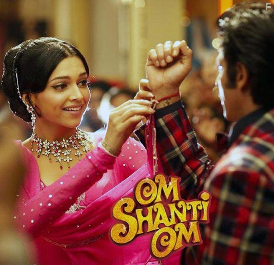 Shah Rukh Khan and Deepika Padukone in Ом Шанти Ом (2007)