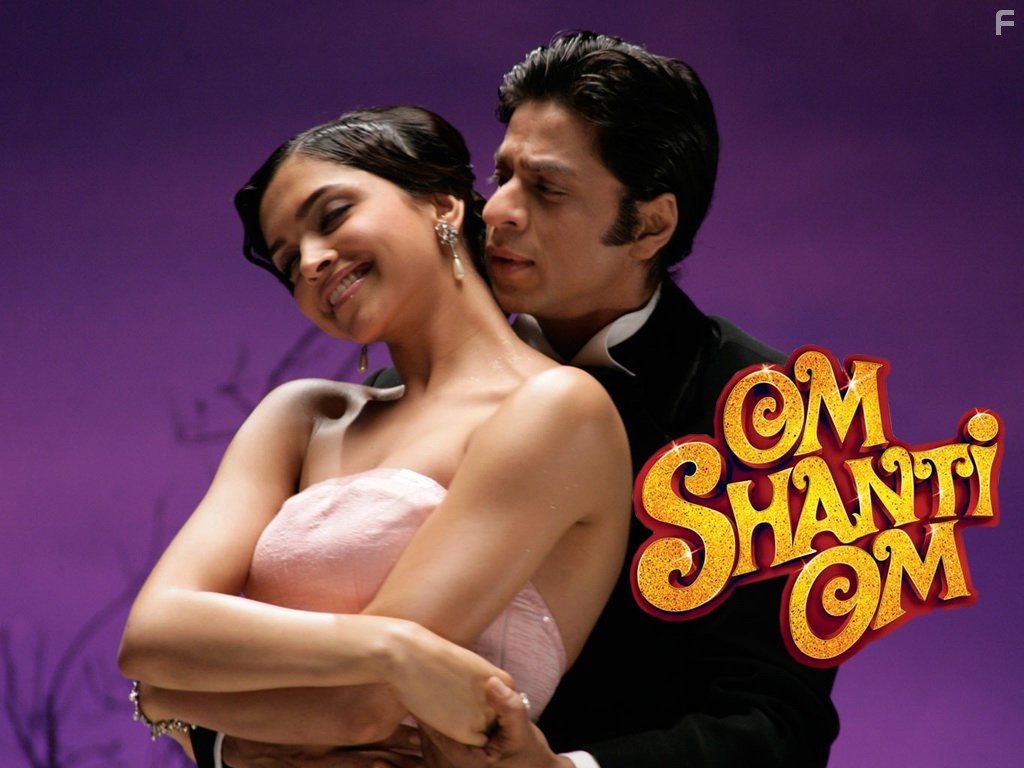 Shah Rukh Khan and Deepika Padukone in Ом Шанти Ом (2007)