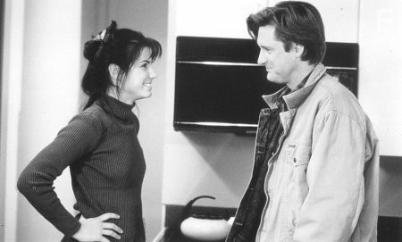 Sandra Bullock and Bill Pullman in Пока ты спал (1995)
