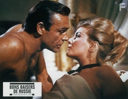 "From Russia With Love" Sean Connery, Daniela Bianchi © 1963 United Artists