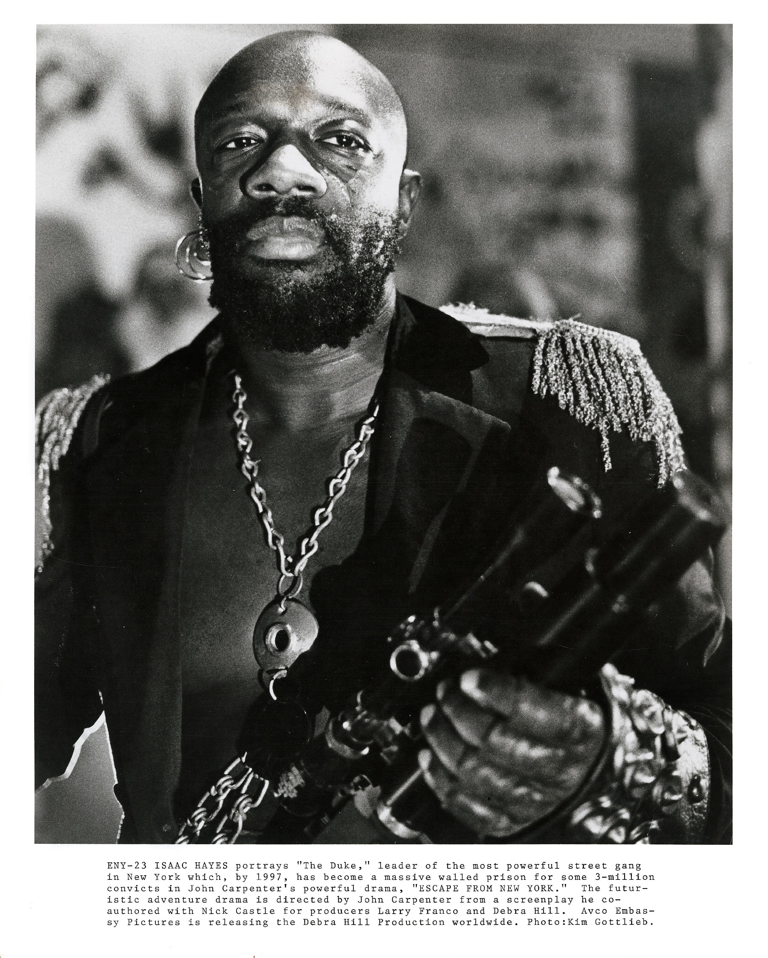 Isaac Hayes in Побег из Нью-Йорка (1981)