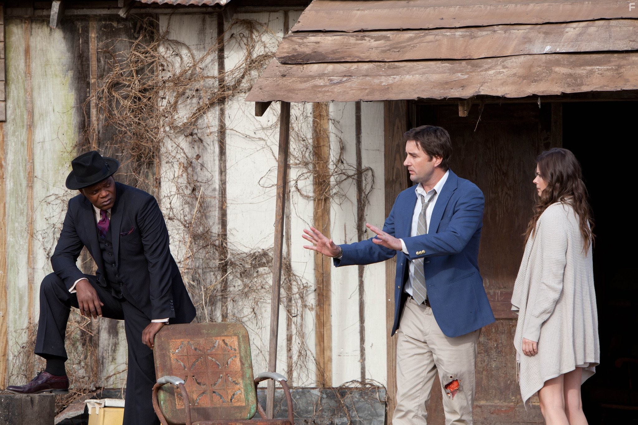 Samuel L. Jackson, Luke Wilson, and Peyton List in Абсолютное зло (2012)