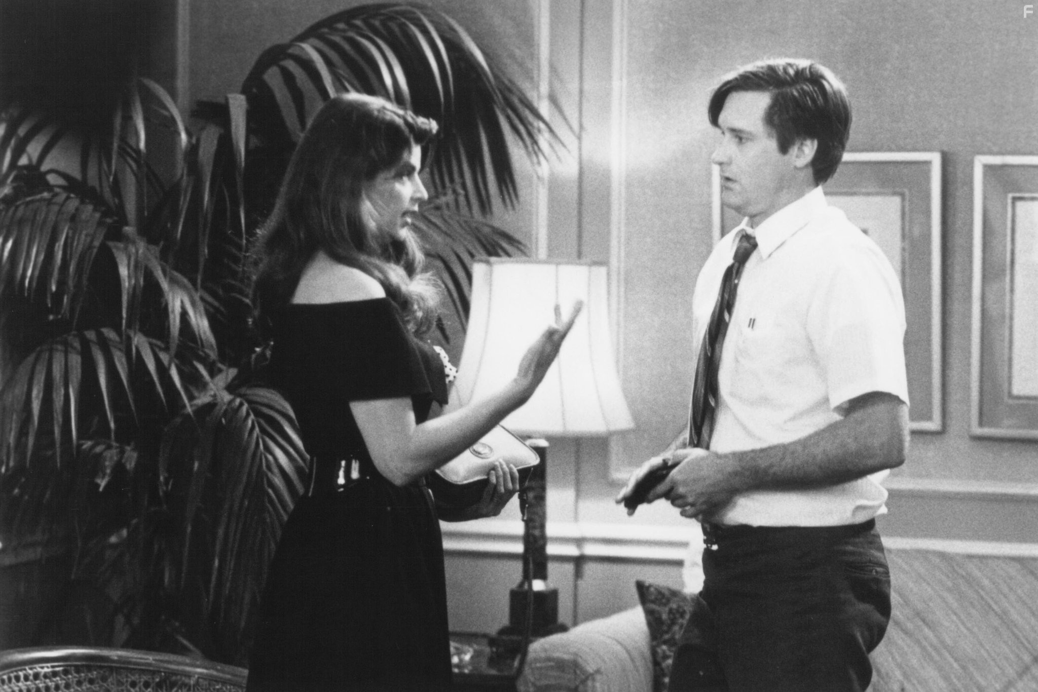 Kirstie Alley and Bill Pullman in Братья-сестры, соперники-соперницы (1990)