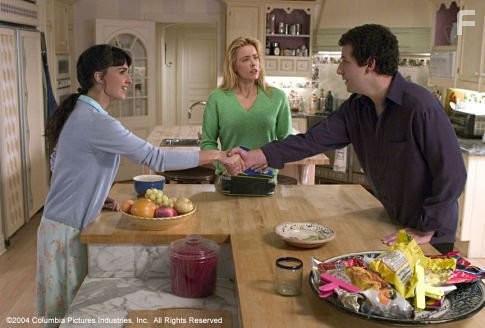 T?a Leoni, Adam Sandler, and Paz Vega in Испанский-английский (2004)