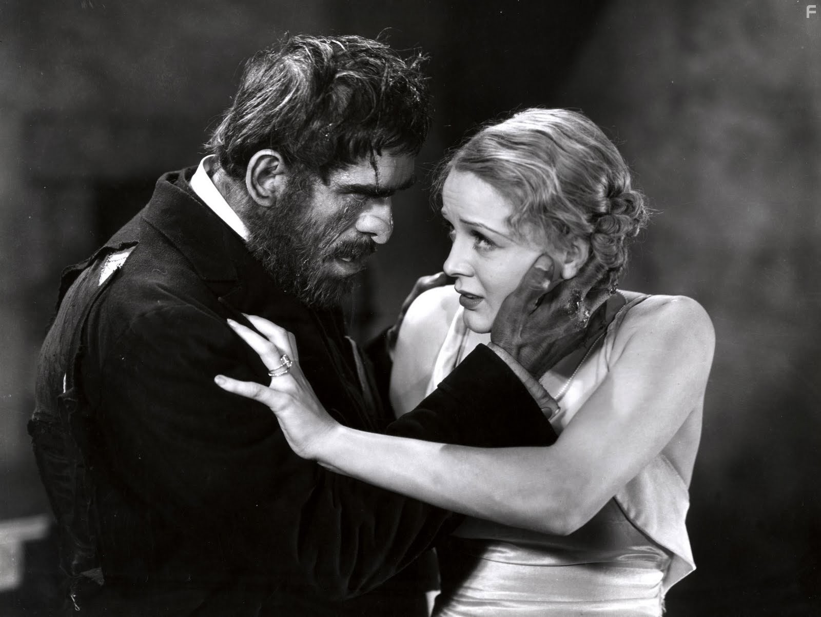 Boris Karloff and Gloria Stuart in Старый страшный дом (1932)