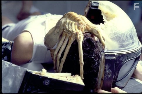 John Hurt in Чужoй (1979)