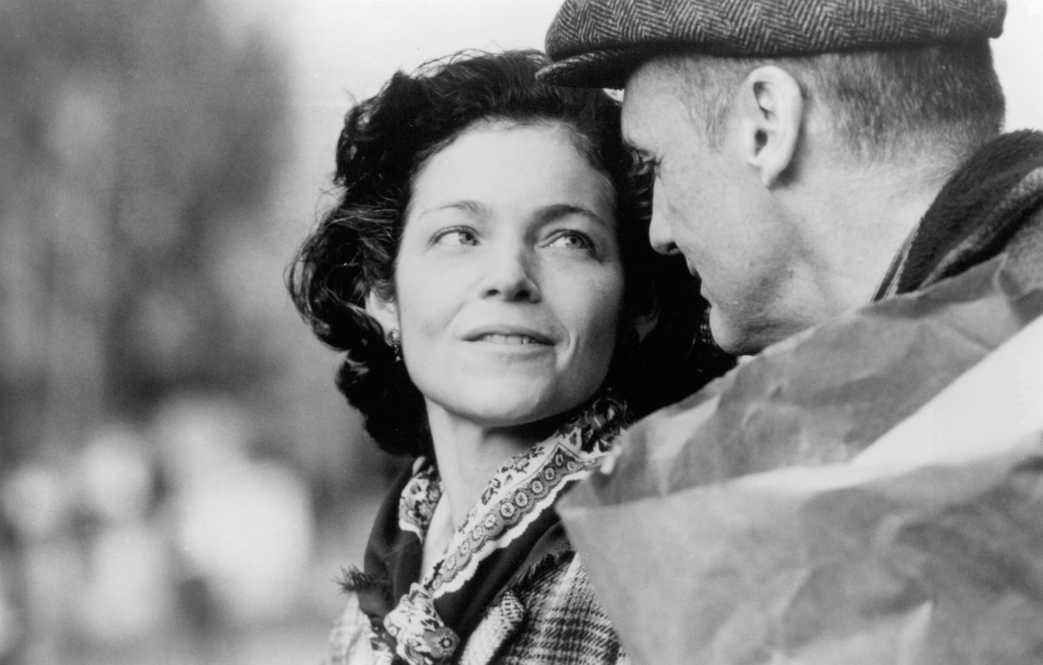 Dennis Hopper and Amy Irving in Carried Away (1996)