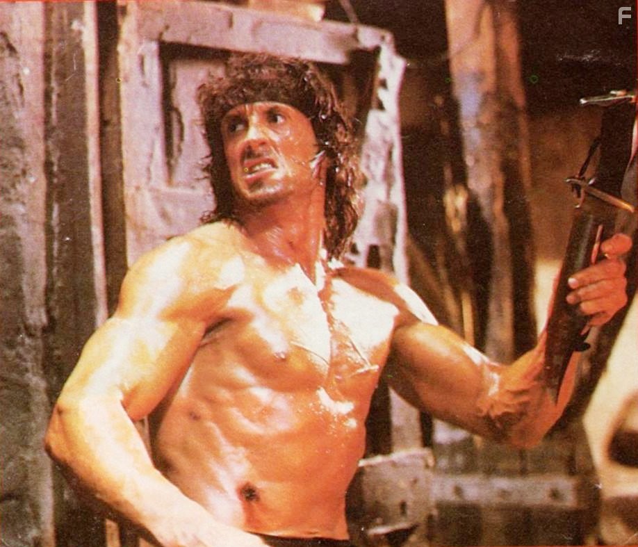 Sylvester Stallone in Рэмбо 3 (1988)