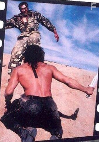 Sylvester Stallone and Randy Raney in Рэмбо 3 (1988)