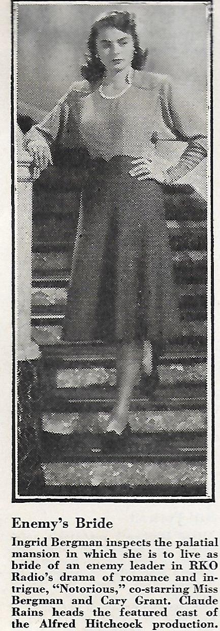 Ingrid Bergman in Дурная слава (1946)