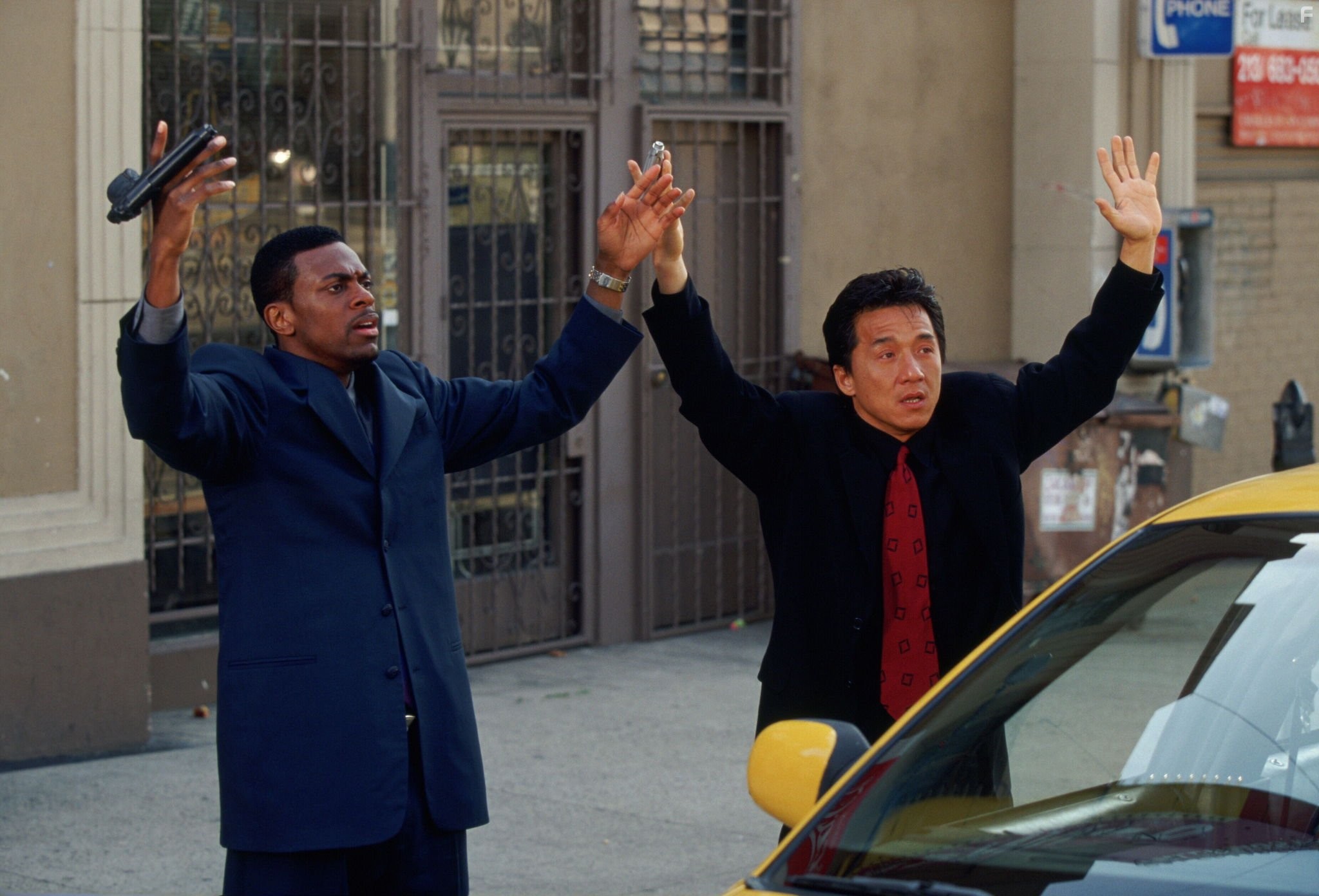Jackie Chan and Chris Tucker in Чaс пик (1998)