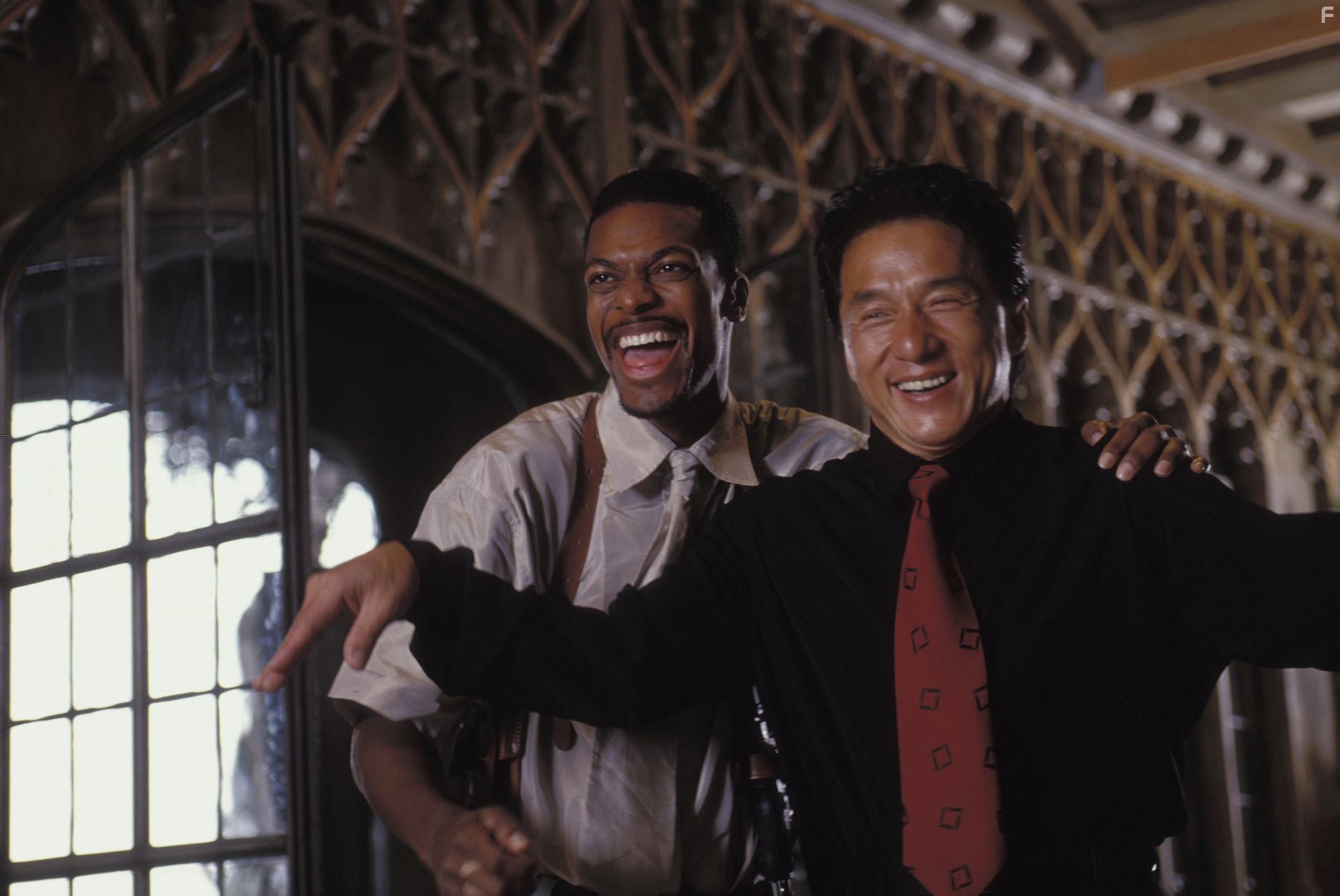 Jackie Chan and Chris Tucker in Чaс пик (1998)