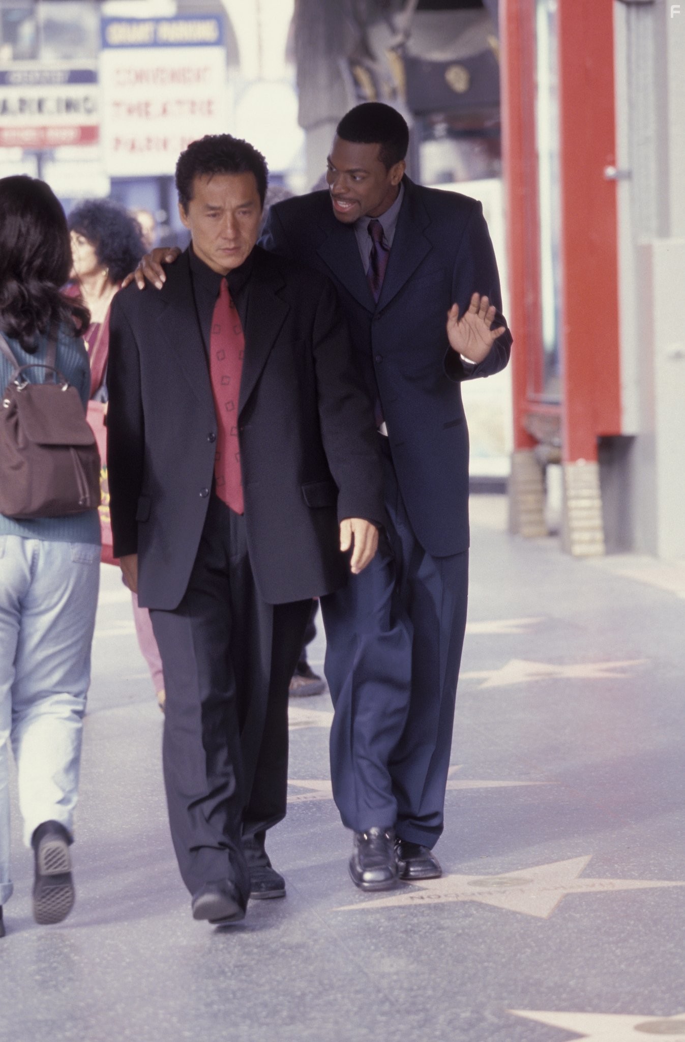 Jackie Chan and Chris Tucker in Чaс пик (1998)