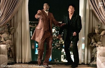 Jackie Chan and Chris Tucker in Чaс пик 2 (2001)