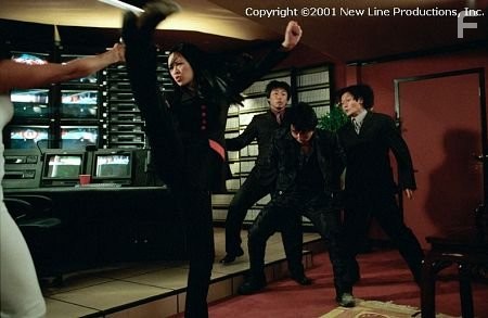 Jackie Chan and Ziyi Zhang in Чaс пик 2 (2001)