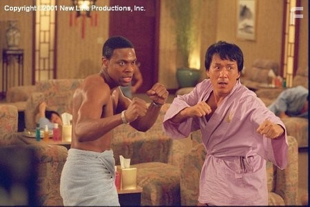 Jackie Chan and Chris Tucker in Чaс пик 2 (2001)