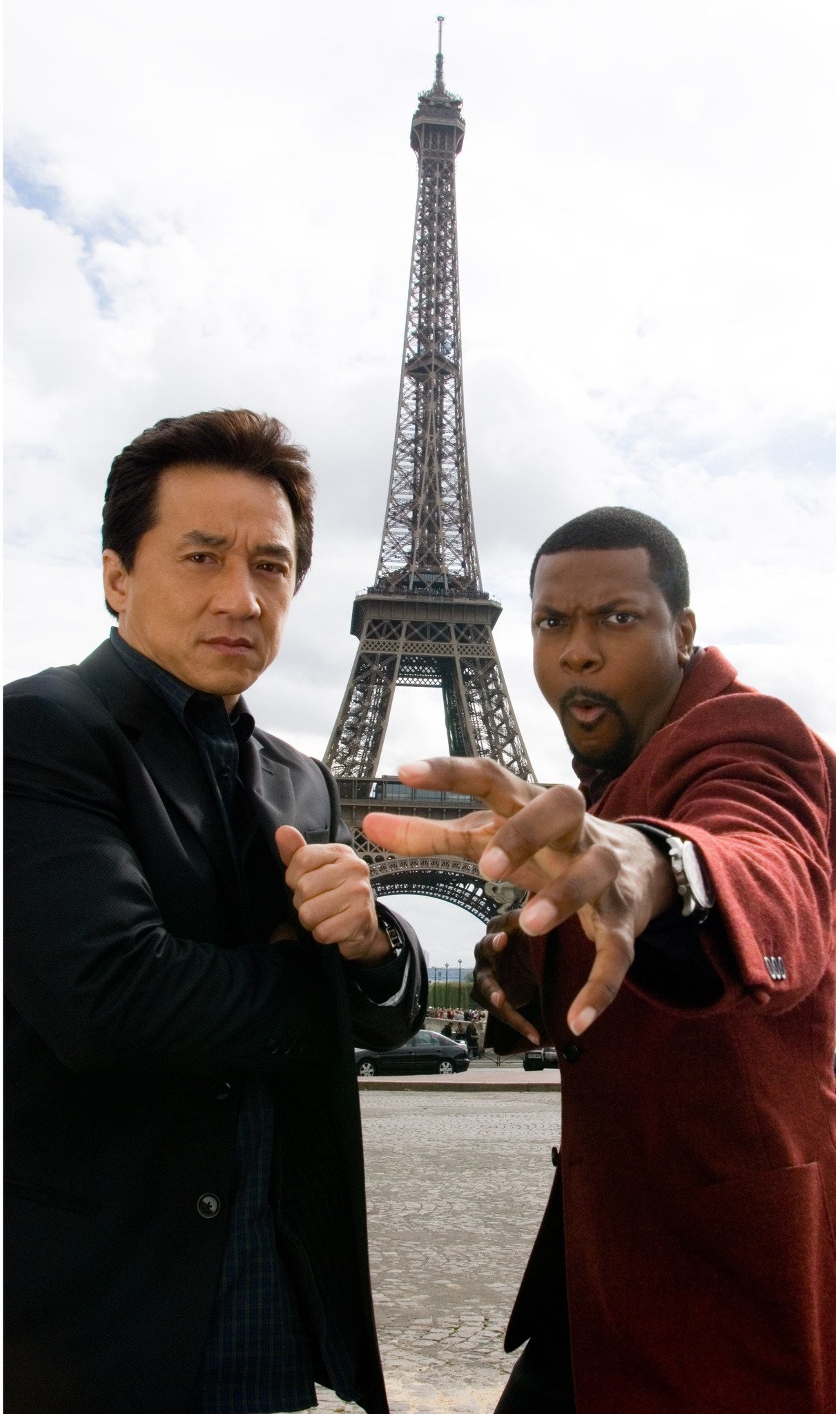 Jackie Chan and Chris Tucker in Чaс пик 3 (2007)