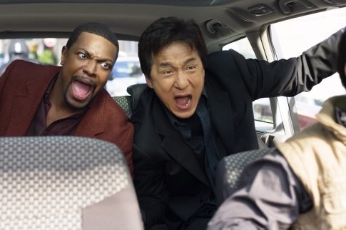 Jackie Chan and Chris Tucker in Чaс пик 3 (2007)