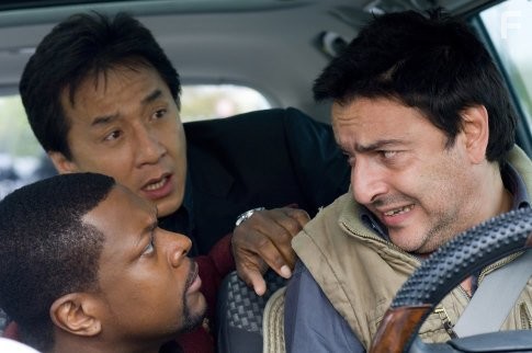 Jackie Chan, Chris Tucker, and Yvan Attal in Чaс пик 3 (2007)