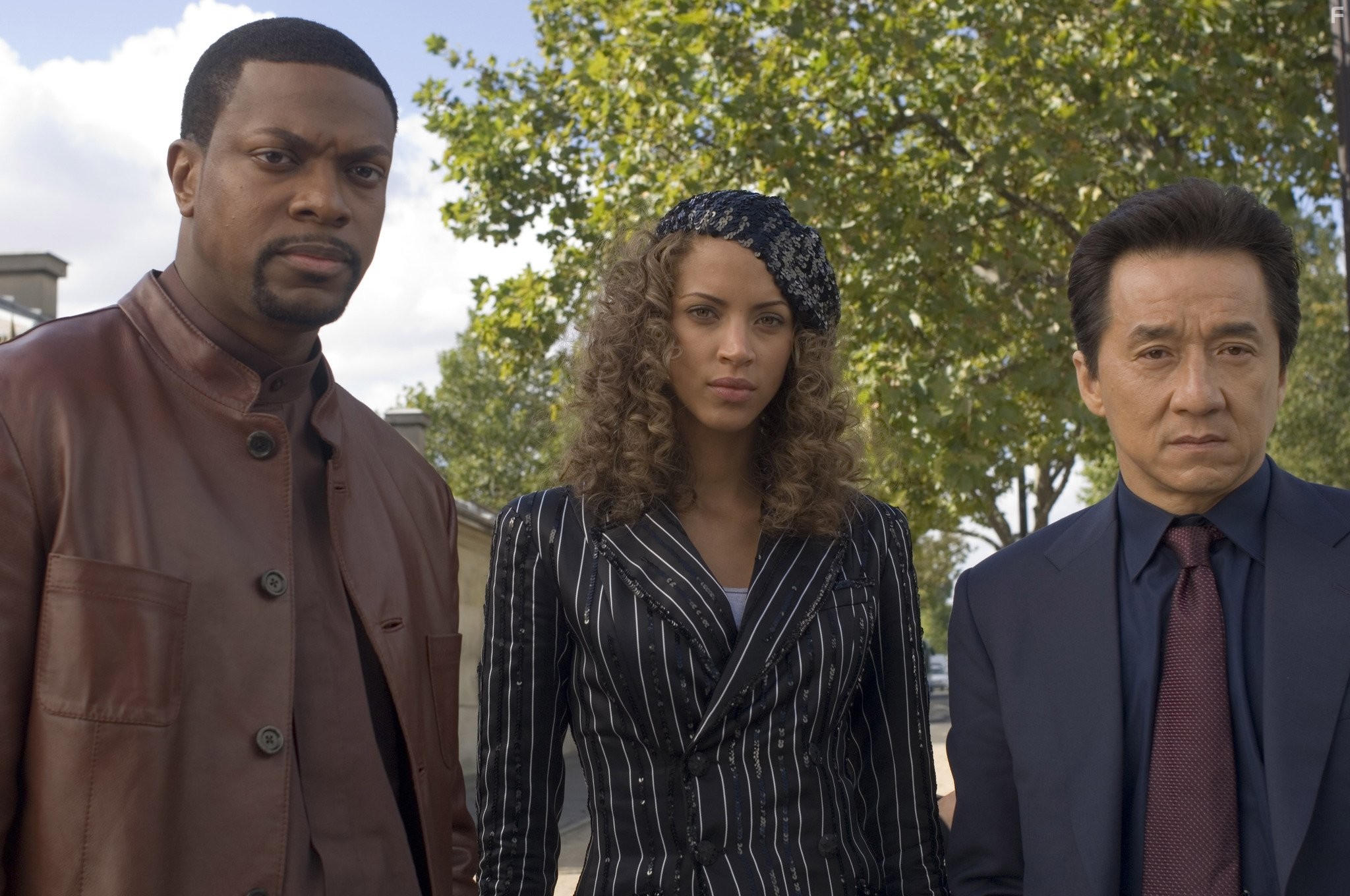 Jackie Chan, Chris Tucker, and No?mie Lenoir in Чaс пик 3 (2007)