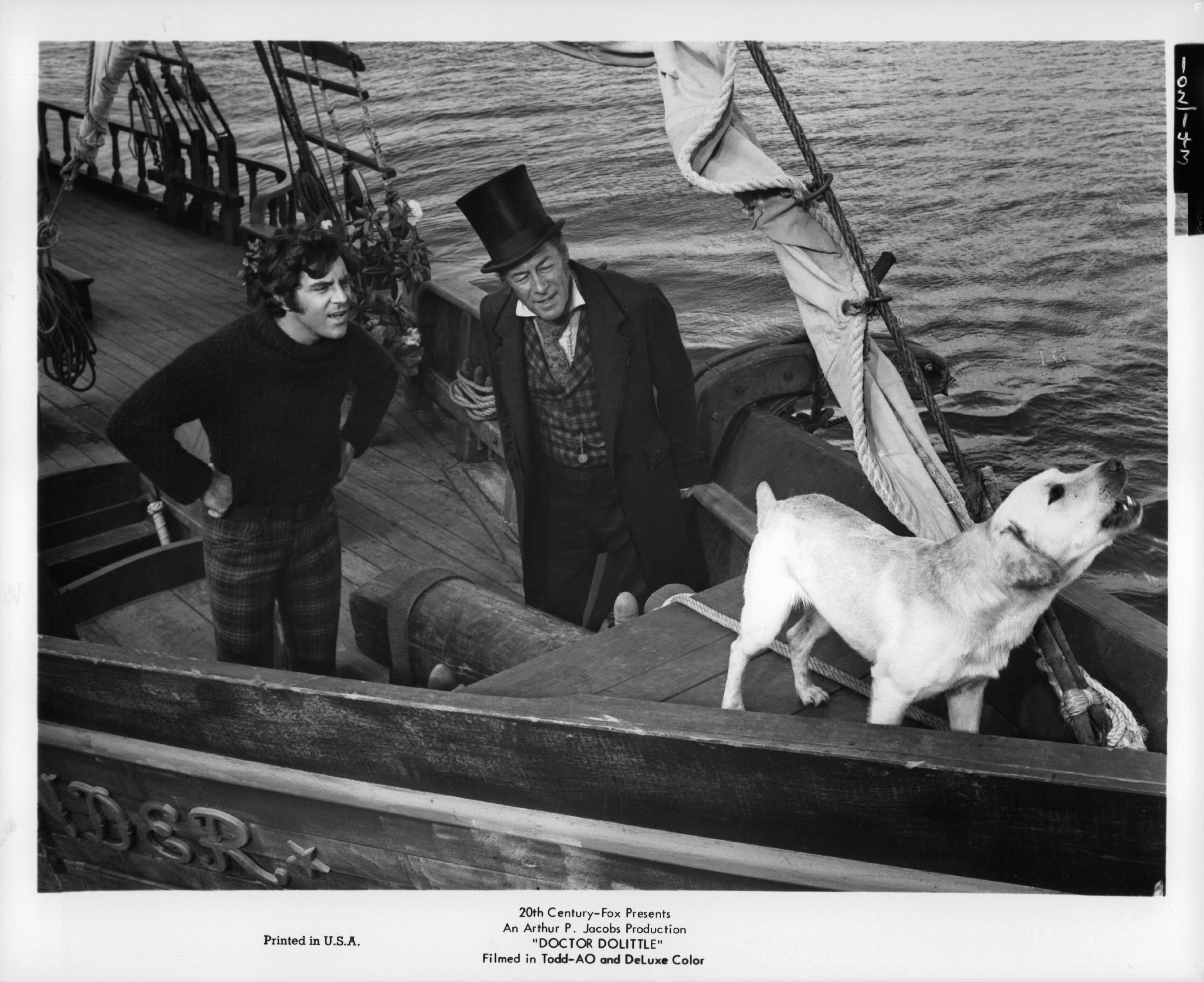 Rex Harrison and Anthony Newley in Доктор Дулиттл (1967)