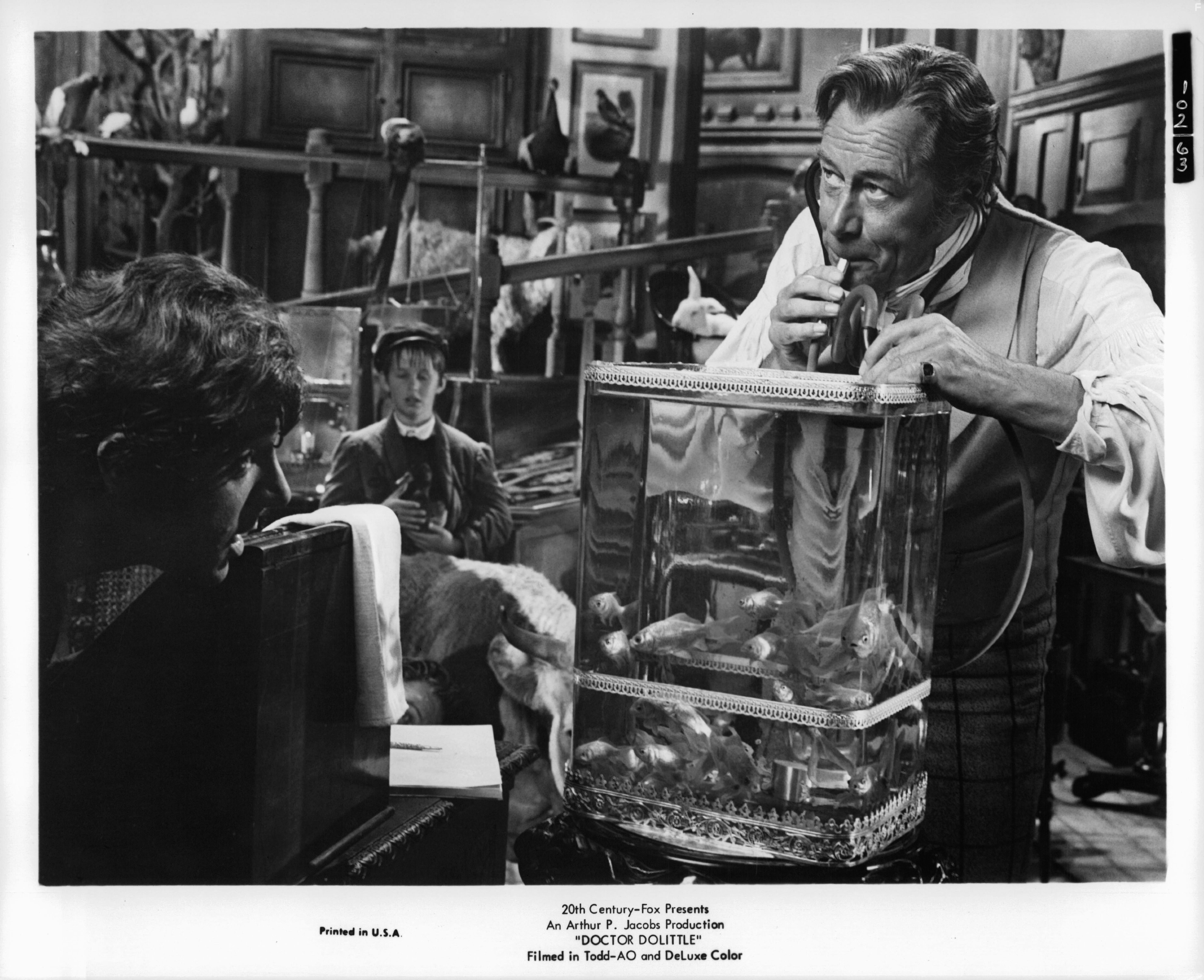 Rex Harrison and Anthony Newley in Доктор Дулиттл (1967)