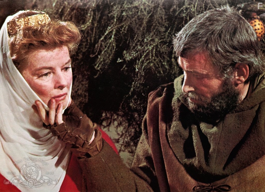 Katharine Hepburn and Peter O'Toole in Лев зимой (1968)