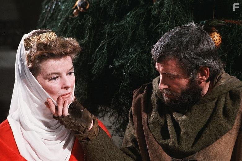 Katharine Hepburn and Peter O'Toole in Лев зимой (1968)