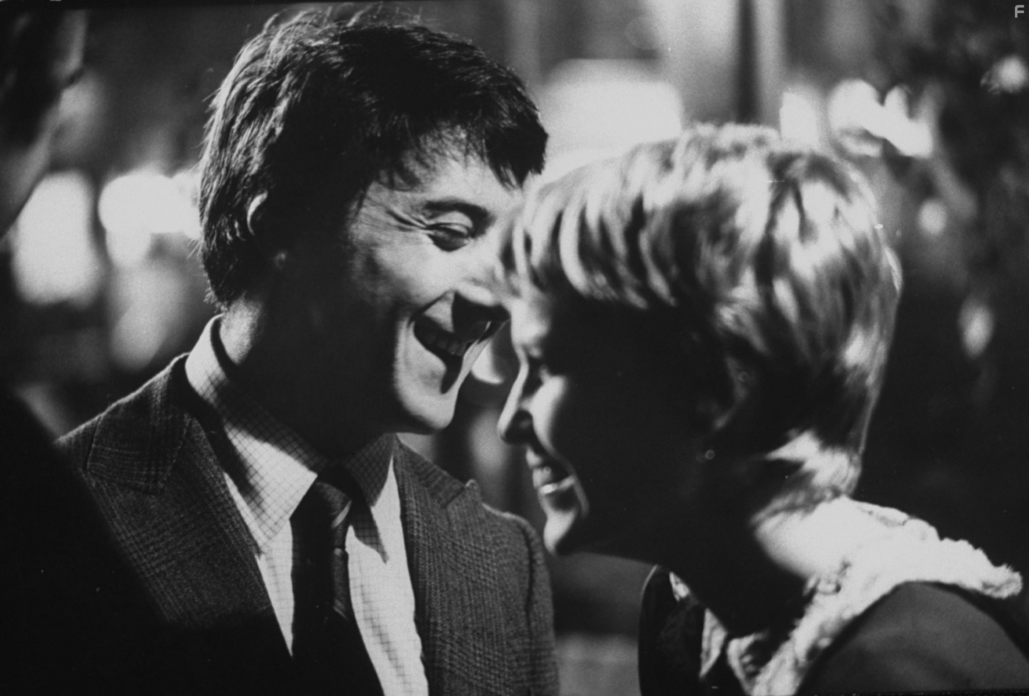 Dustin Hoffman and Mia Farrow in John and Mary (1969)