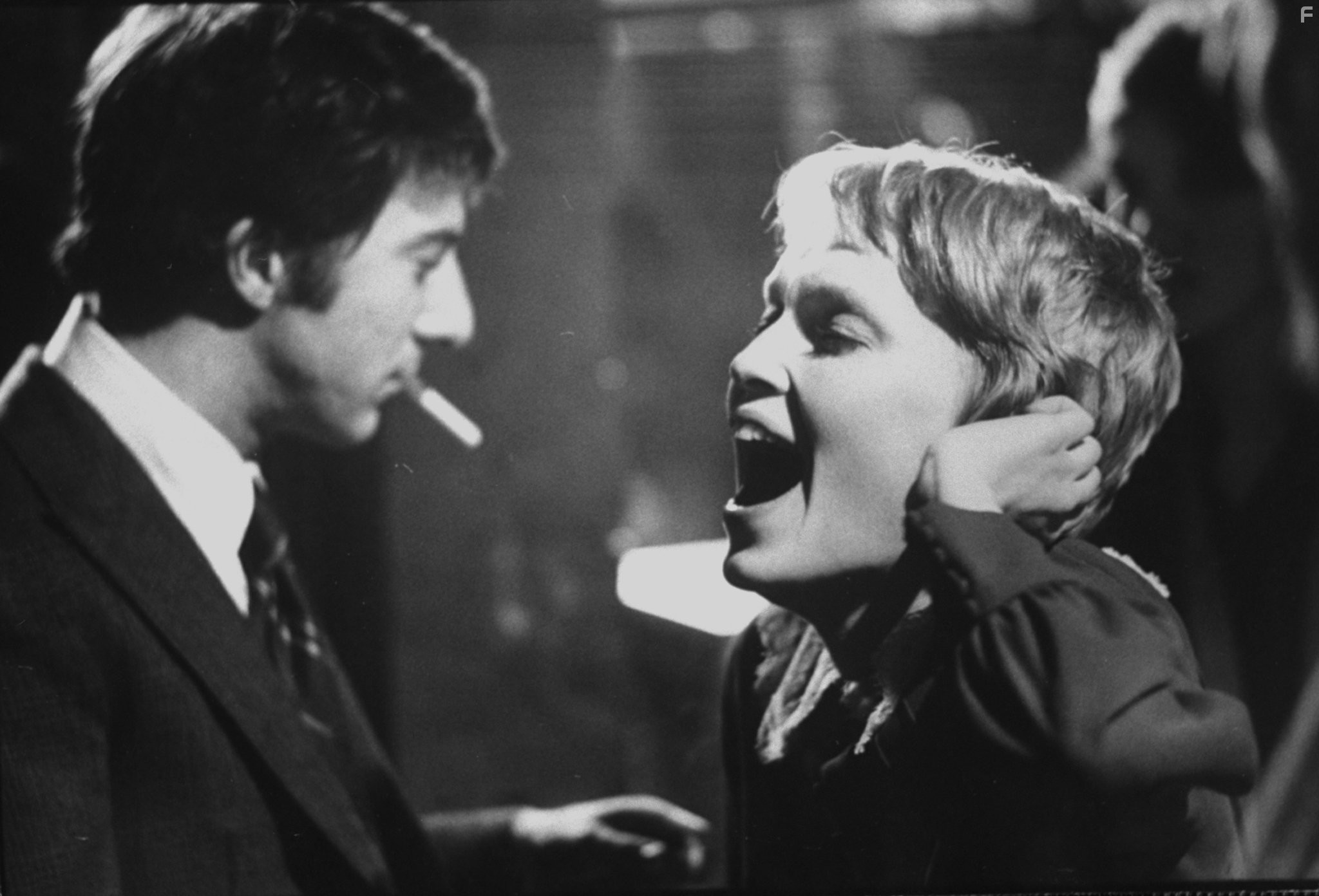 Dustin Hoffman and Mia Farrow in John and Mary (1969)