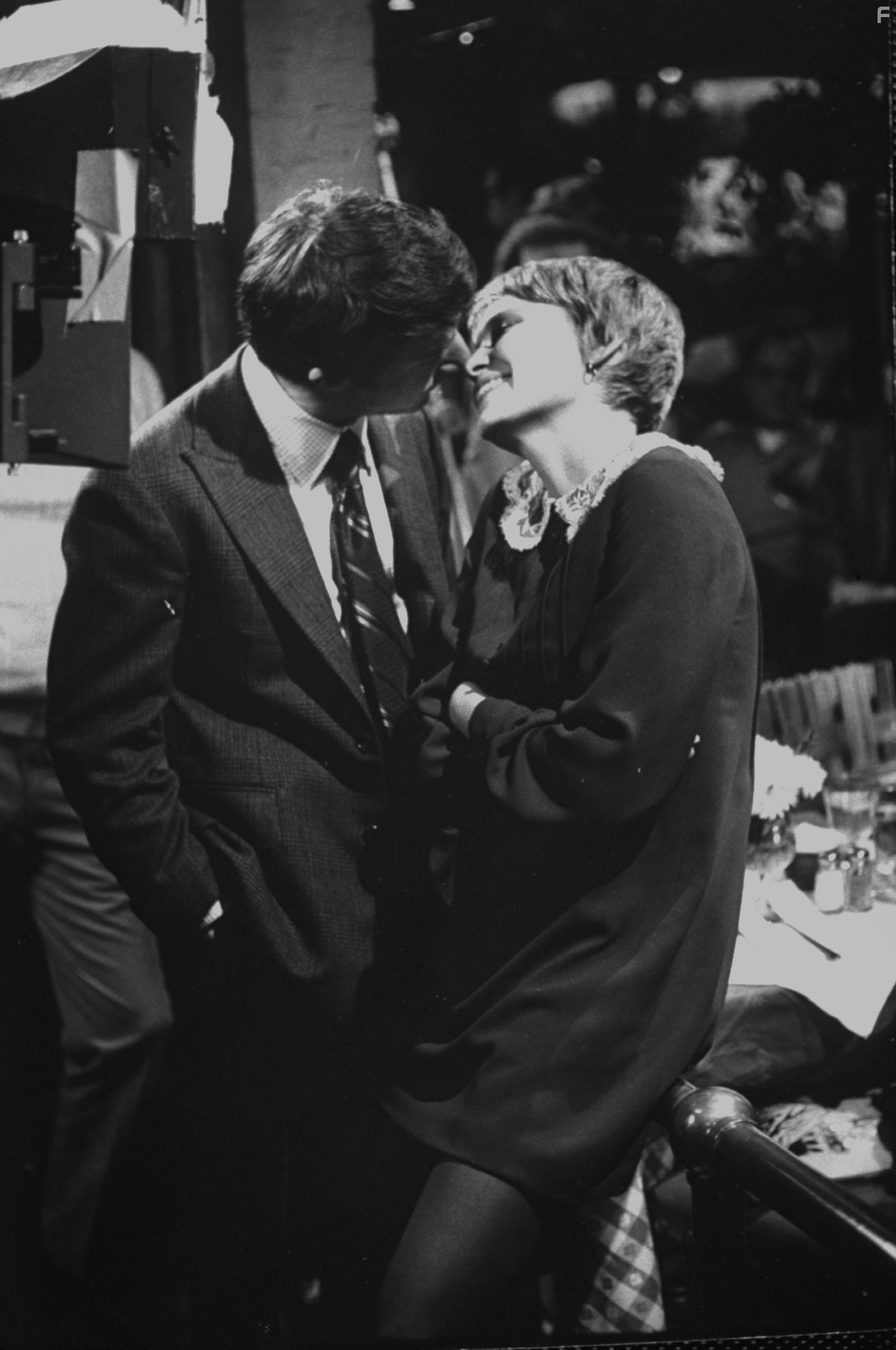 Dustin Hoffman and Mia Farrow in John and Mary (1969)