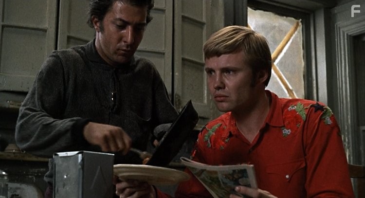 Dustin Hoffman and Jon Voight in Полуночный ковбой (1969)