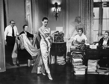 "Funny Face" Audrey Hepburn, Ruta Lee, Kay Thompson, Jean Del Val and Harriet Brest 1956 Paramount **I.V.