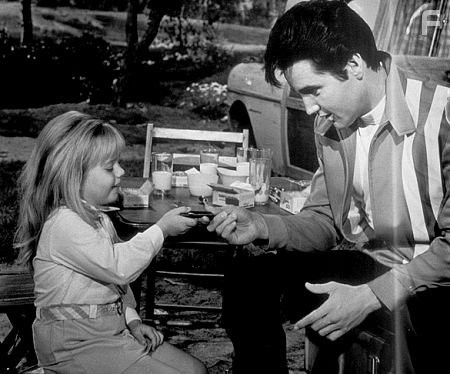 Elvis Presley and Victoria Meyerink in "Speedway," MGM, 1968.